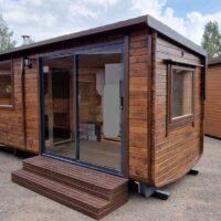 sauna ogrodowa
