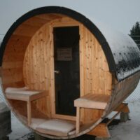 sauna ogrodowa